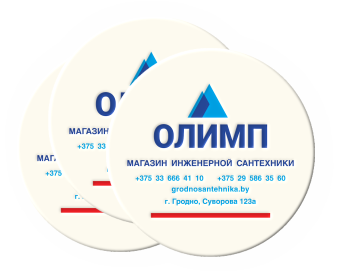 Наклейка с логотипом и фирменным знаком